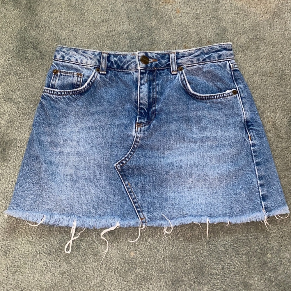 BDG mini jean skirt
